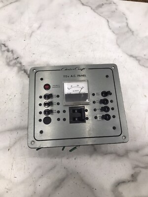 87 Chris Craft Boot 115 V AC Shore Power Kontrolle Breaker Schalter Board Panel