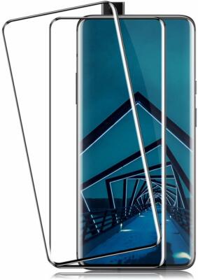 OnePlus 7 Pro Screen Protector 3D Curved Full Max Coverage Tempered Glass 2 PACK