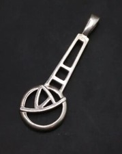 Carrick Jewellery Ltd Sterling 925 Silver Rennie Mackintosh Design Pendant 🇬🇧 
