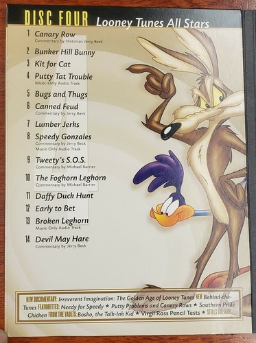 Looney Tunes - Golden Collection: Vol. 1 (DVD, 2003, 4-Disc Set) - Picture 5 of 7