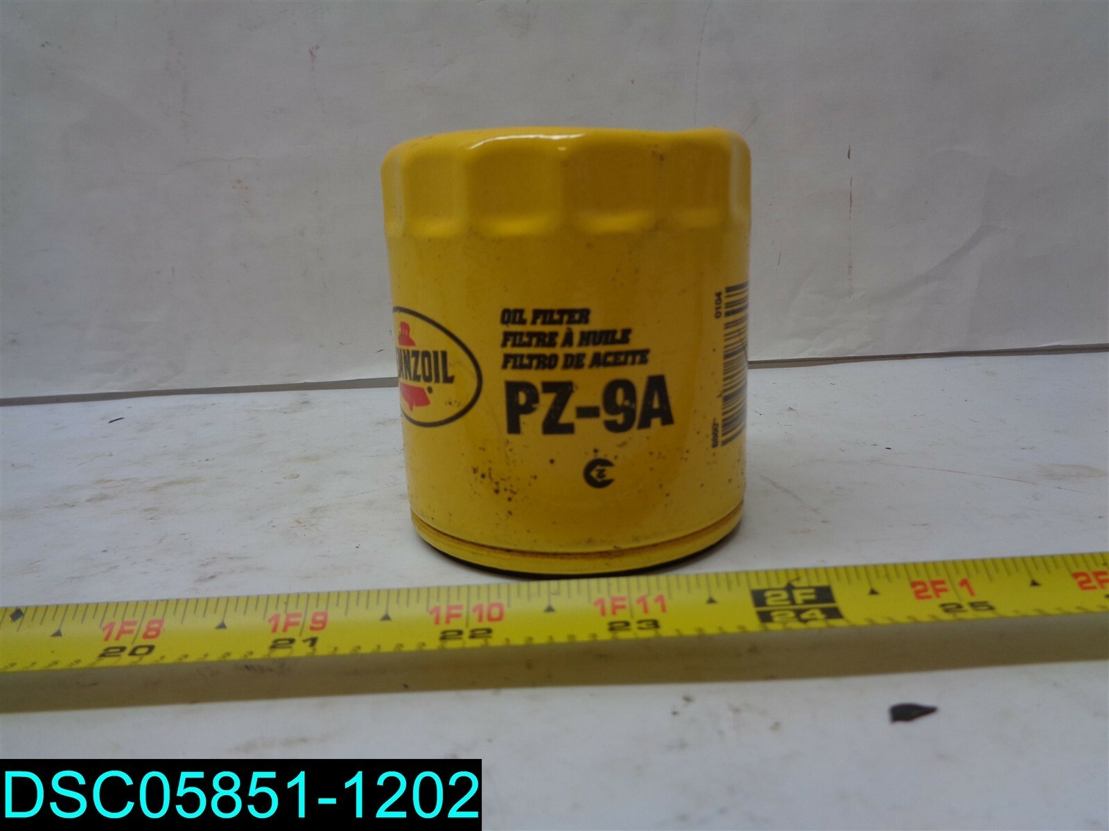 PENNZOIL PZ9A cross reference oil filters