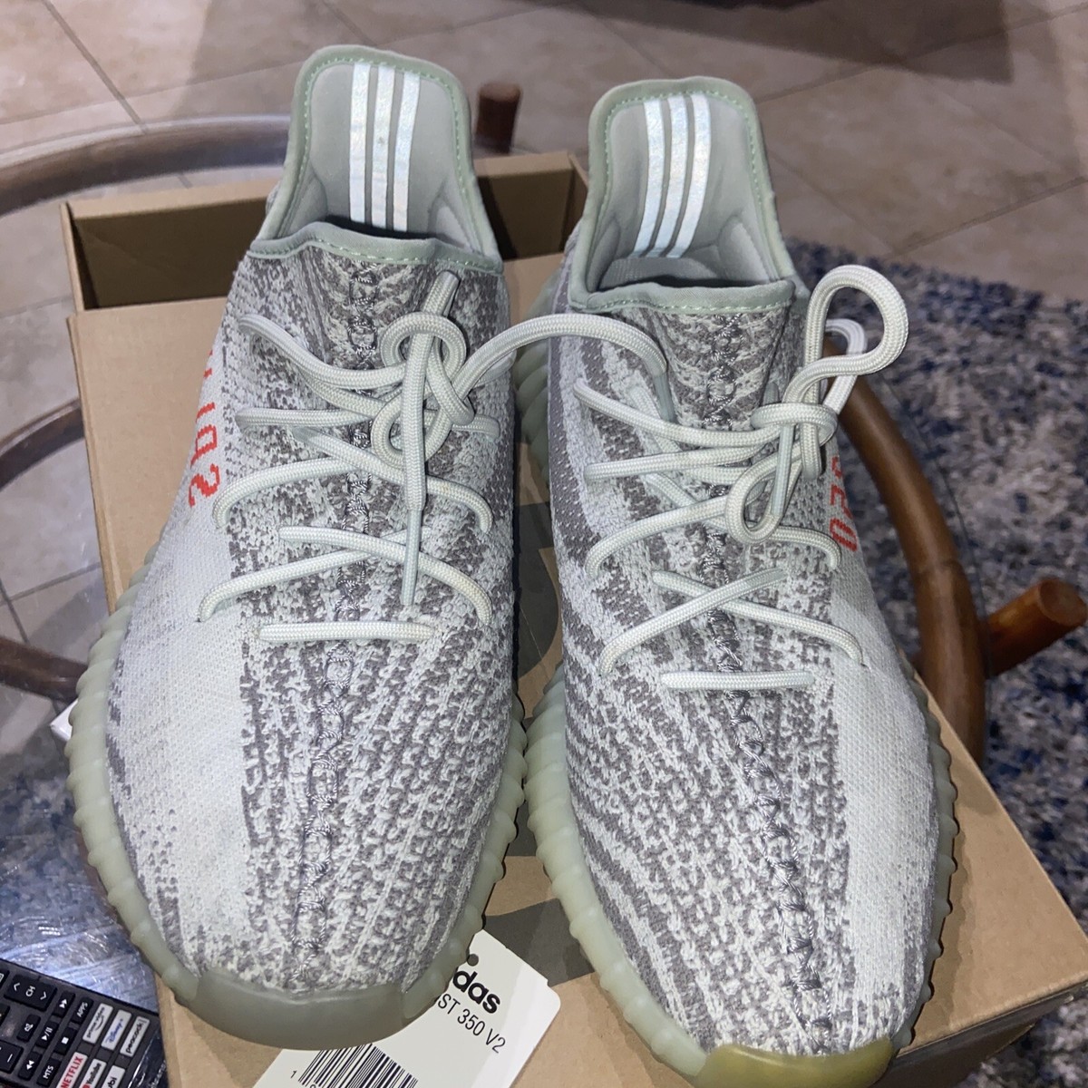 adidas Yeezy Boost 350 V2 • Blue Tint• Size 10 | eBay display picture 3