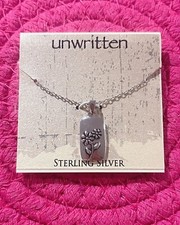 Unwritten Sterling Silver Daughter Necklace With Daisies