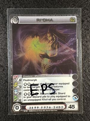 Chaotic TCG 3 Max EPS Ri'oha 43/100 ROTO 1st Ed Foil Rare NM/LP b