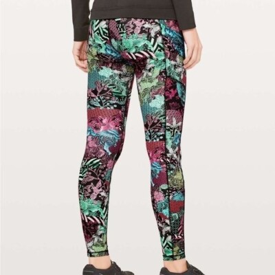 Lululemon Speed Up Tight Full-On Luxtreme 28'' Zen Clash Multi leggings size 4