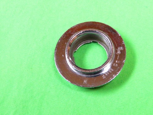 67 Galaxie Mustang Fairlane Falcon Remote Door Mirror Knob Bezel Nut - Picture 4 of 5