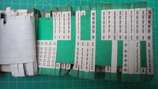 Cable Markers Vintage T&B E-Z Code Marker Electric Wire Coding System Wiring Tab