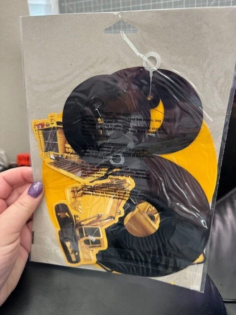 Construction Zone Hanging Danglers 5 Pack 24" Long Foil Paper Party Decoration - Image 2 of 2