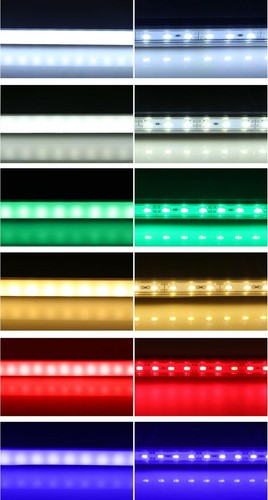 50CM U Aluminium shell DC 12V 36 SMD 5630 LED Hard Rigid LED Strip Bar - Picture 8 of 8