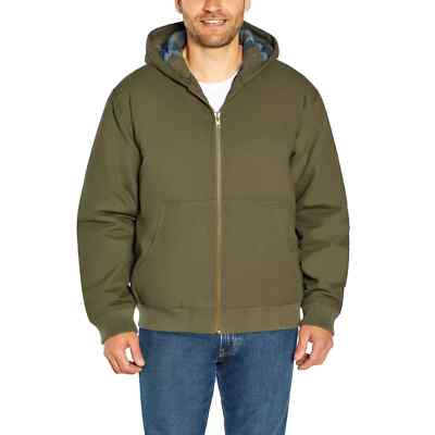 Woolrich Men's Canvas Hooded Jacket, Green, XL | eBay