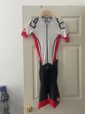 Castelli San Remo Speedsuit (Small) Red / White / Black