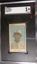 1920 W516-1 #17 SGC 1 Art Nehf - Becker Back