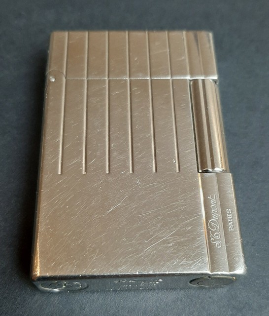 Accendino S.T. Dupont - Ligne Gatsby - Silver Plated - Raro Accendino S.T. Dupont - Ligne Gatsby - Silver Plated - Raro