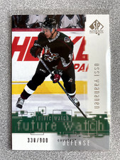 2000-01 SP Authentic Ossi Vaananen Future Watch Rookie /900 #159 Phoenix Coyotes