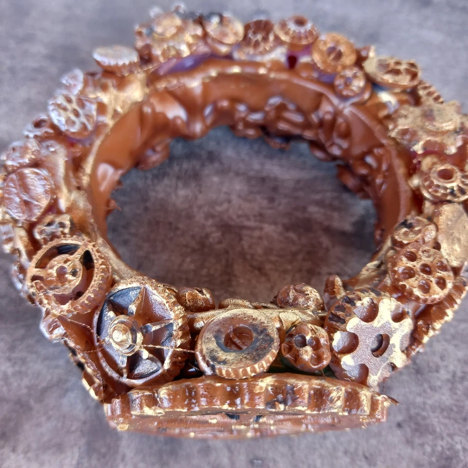 streampunk jewelry woman gothic punk rock solid bracelet luxury brand handmade - Image 2 of 4