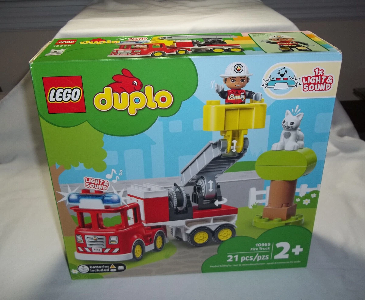 Lego light and sound fire engine new arrivals