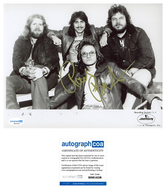 * RANDY BACHMAN * signed 8x10 photo * BACHMAN TURNER OVERDRIVE * ACOA *