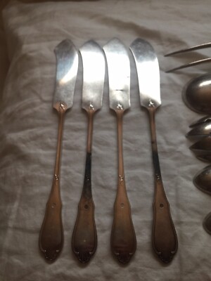 Lot of 13 Antique German BERNDORF Silver Alloy Silver-plate