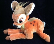 Disneyland Disney Bambi Plush Deer Fawn Laying Down 12" Stuffed Animal