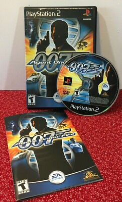 James Bond 007 Sony PlayStation 2 Agent Under Fire 2002 PS2 w/manual