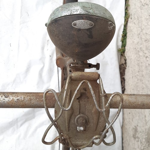 Bicicletta donna modello Meazza vintage anni 30/40 Sella originale in cuoio - Foto 3 di 10