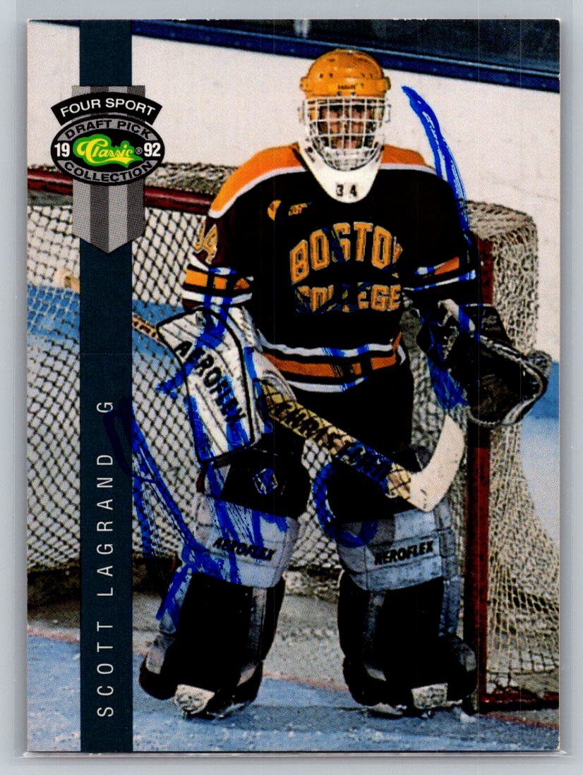 1992 Classic #201 Scott Lagrand On Card Auto | eBay