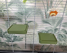 2x Rat Platform, Hamster, Mouse, Bird Platform Shelf, Small Animal Platform