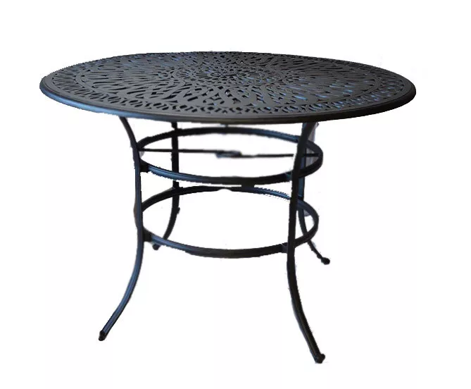 Round bar online height patio table