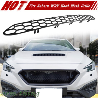 2026 Fits Subaru WRX STI VB 5th Sedan DTO Front Hood Mesh Grille Matte Black