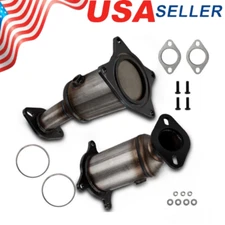 Pair Catalytic Converter For 2008-2010 Ford Taurus 3.5L / Lincoln MKX MKS MKZ