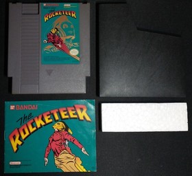 The Rocketeer Bandai Authentic Nintendo NES EXMT- condition COMPLETE n box!