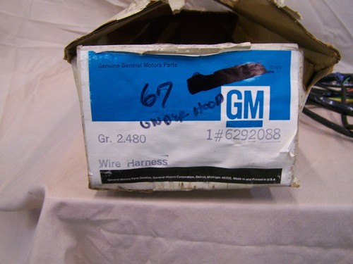 Arnés de cableado delantero Corvette 1967 NOS GM #6292088 en excelente estado - Imagen 2 de 8