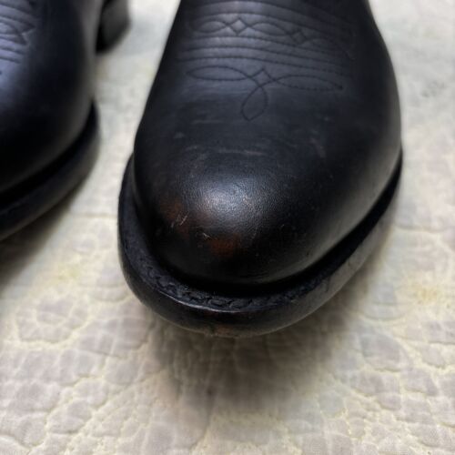 Neu ohne Karton Frye Herren Leder Innen Reißverschluss Western Stiefeletten schwarz Größe 11,5 D - Bild 3 von 19