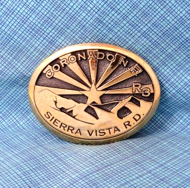 Hebilla de cinturón Coronado National Forest Sierra Vista R D R3 #42 de colección WHC .TAZ974 Foto 2 de 4