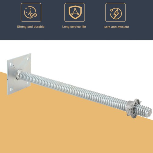 Gatos de tornillo galvanizados niveladores ajustables de 18" para andamio Baker, paquete de 4 - Imagen 7 de 17