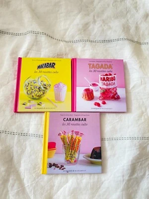 Trio Livres Recettes Sucrées, excellent état - Photo 1/2