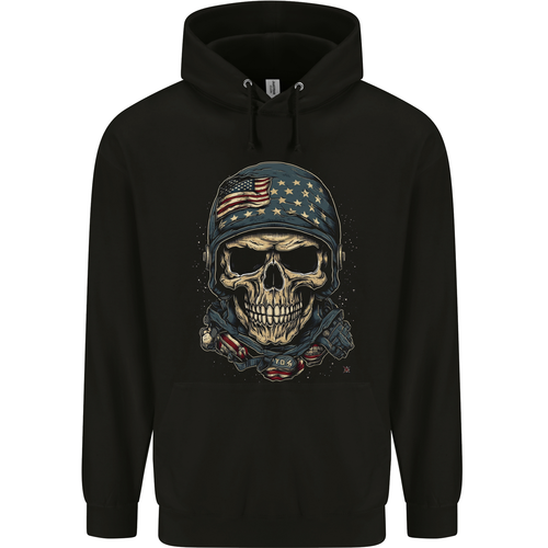 American Skull USA Childrens Kids Hoodie