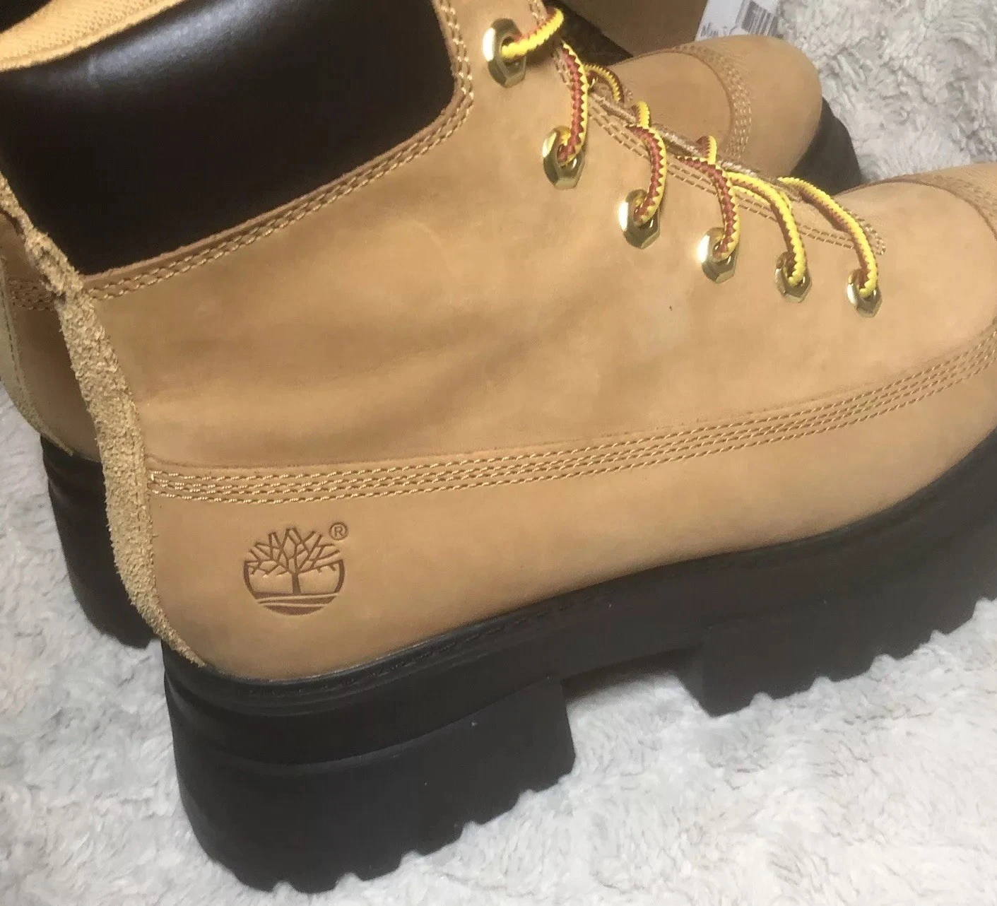Timberland Stivali Donna Tiglio Legno Impermeabili 6 Pollici Marrone Taglia 9 5