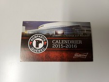RS20 Quebec Remparts 2015/16 Minor Hockey Pocket Schedule - Budweiser