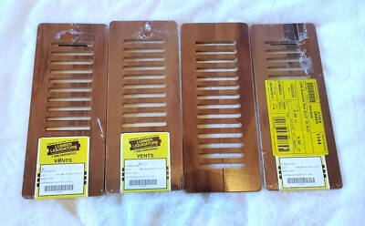 4x LAM Brazilian Koa 4x12 Drop In Grill Floor Register Vents -Lumber Liquidators