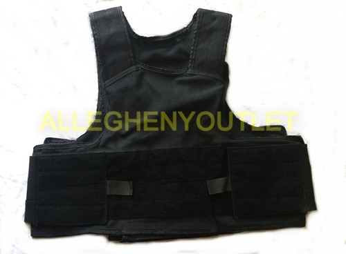 Patriot Performance Plate Carrier Mesh Vest Black Sizes Sm-Med-Lg EXC