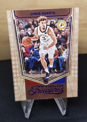 Panini Chronicles 2021-22 - Chris Duarte - Rookie Timeless Treasures Blue /99