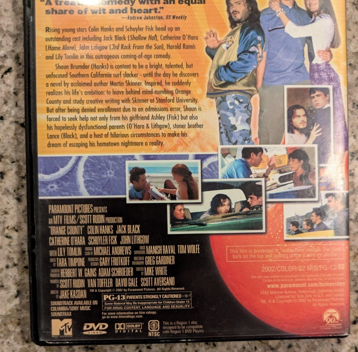Orange County (DVD, 2002) Jack Blac, Colin Hanks, VG 97363359241| eBay