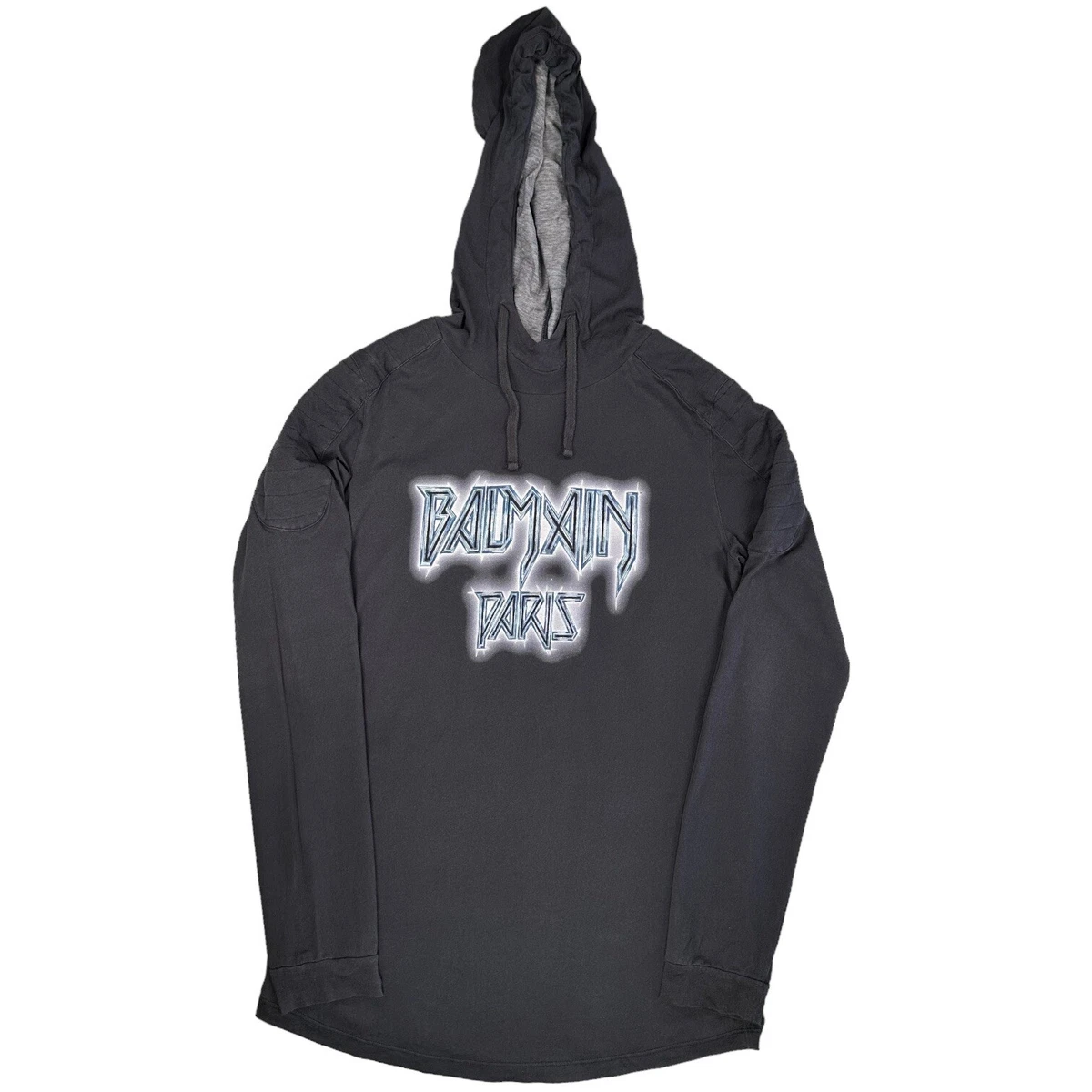 Balmain hooded sales t shirt
