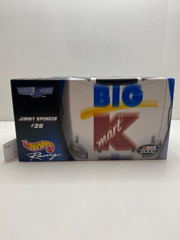 Mattel Hot Wheels NASCAR #26 Jimmy Spencer Big K-Mart 1:24 Model Race Car