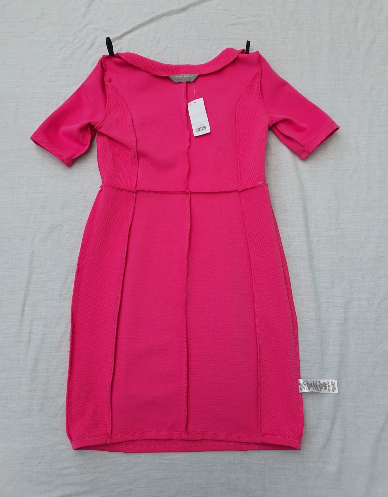 Dorothy Perkins Women's/Girls Bodycon Pink Dress Short Sleeves Size UK 12P/EUR40 image 9