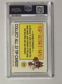 Graded Nintendo LINK Rescue Zelda and Win! 1989 NM-MINT Topps ~ NES Collectible