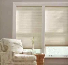 Parchment Cordless Light Filtering Cellular Shades - 60 in. W x 72 in. L