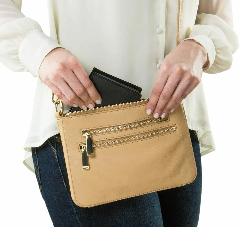 2pcs Original Wonder Wallet Amazing Slim RFID Wallet As Seen on TV Black Leather - Image 3 of 4