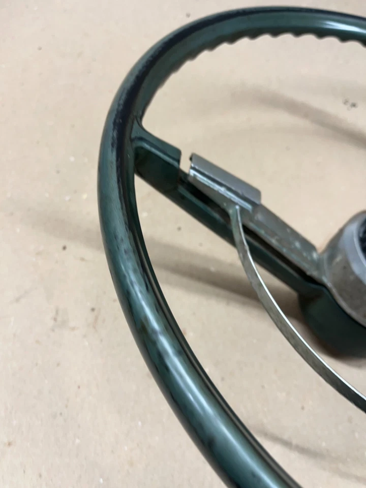 1960 1961 1962 64 IMPALA BEL AIR BISCAYNE PROJECT TSTEERING RUEDA BOCINA ANILLO OEM Foto 3 de 4